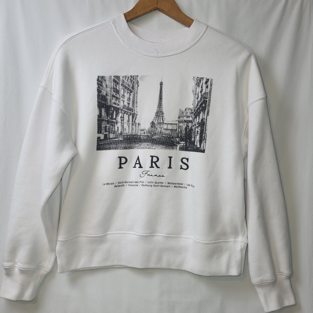Abercrombie & Fitch Soft‎ Collection Paris Women's Size XS Black White